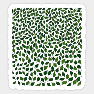 Summer leaves Sticker